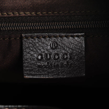 Gucci Monogram Large New Ladies Web Hobo Dark Brown 6 of 7