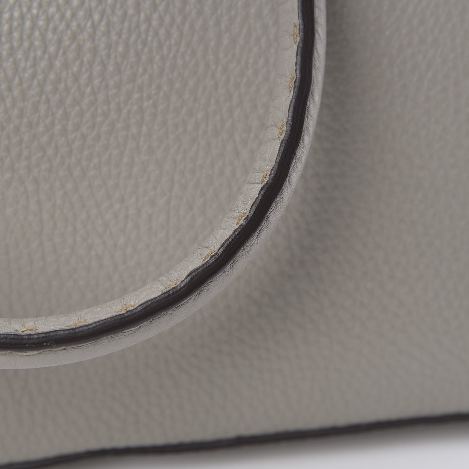 Fendi Cuoio Romano Selleria Adele 1328 Bag Grigio 12 of 15
