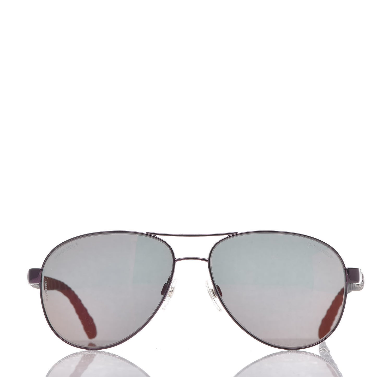 Mirrored Aviator Sunglasses 4204-Q Purple