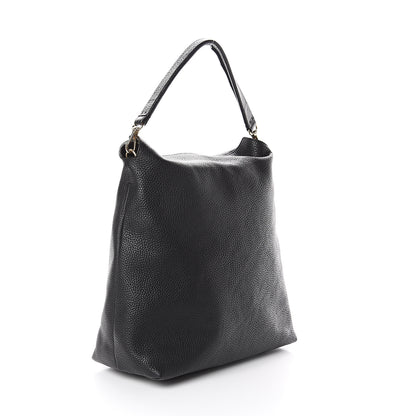 Burberry London Grainy Calfskin Medium Cale Hobo Black 2 of 8