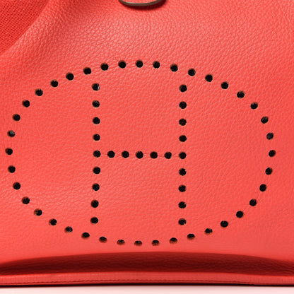 Hermes Taurillon Clemence Evelyne III PM Bougainvillea 11 of 11