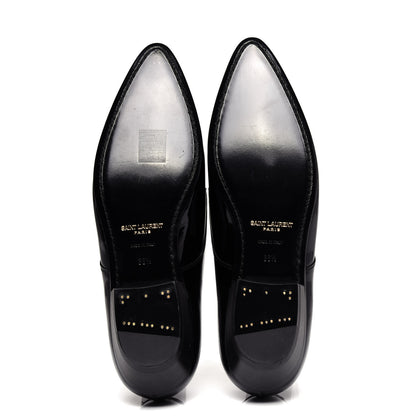 Saint Laurent Patent Calfskin Jonas Derby 36.5 Black 6 of 11