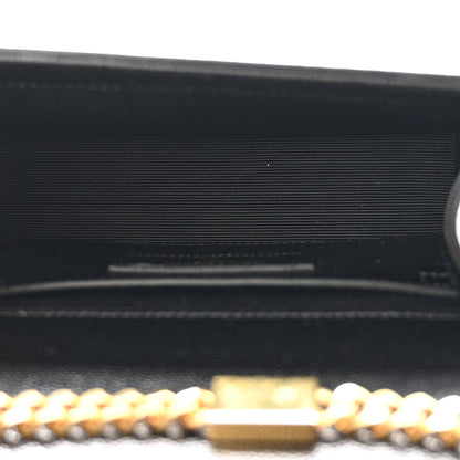 Saint Laurent Grain De Poudre Small Monogram Kate Satchel Black 5 of 10