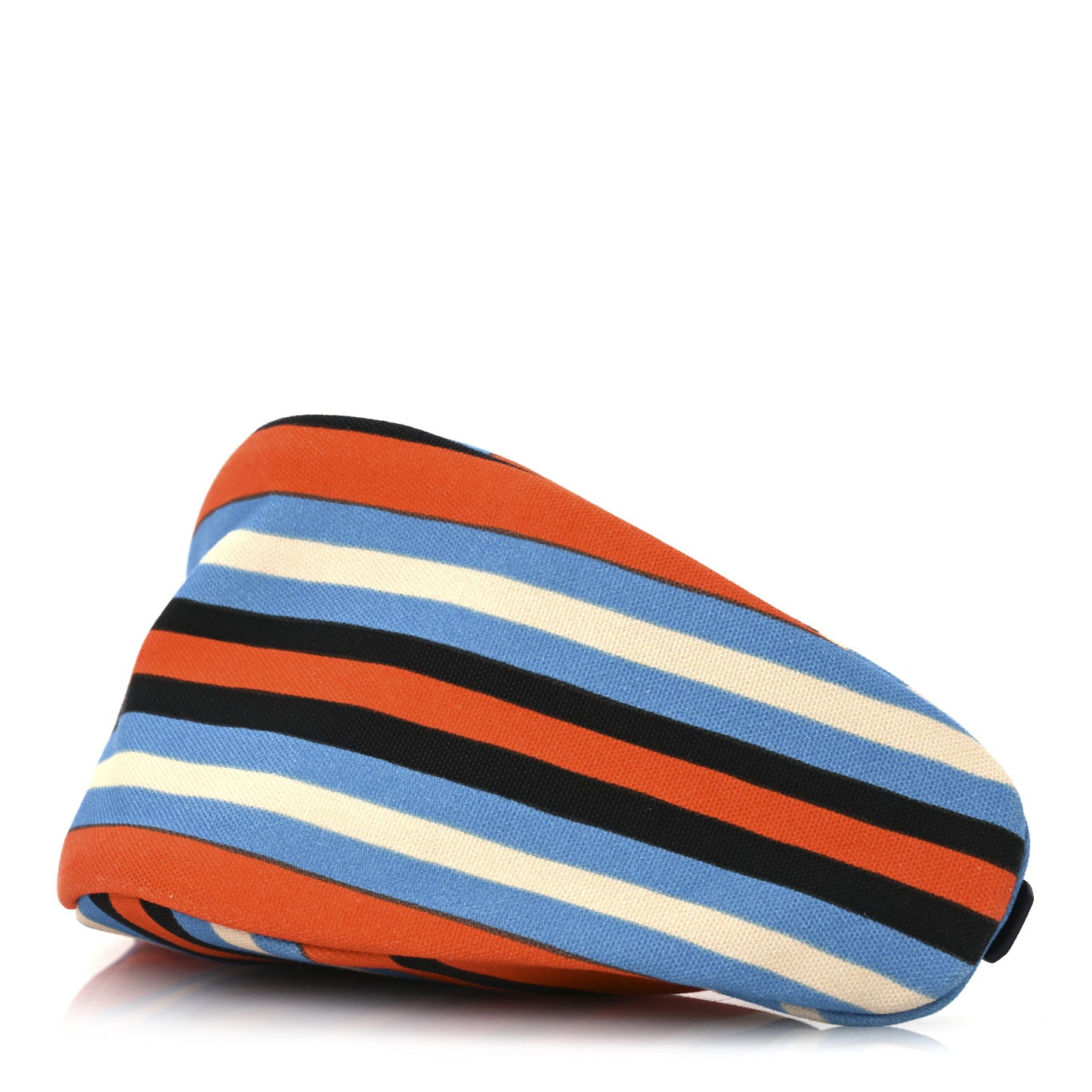 Canvas Baiadera Stripe Wristlet Pouch Arancio