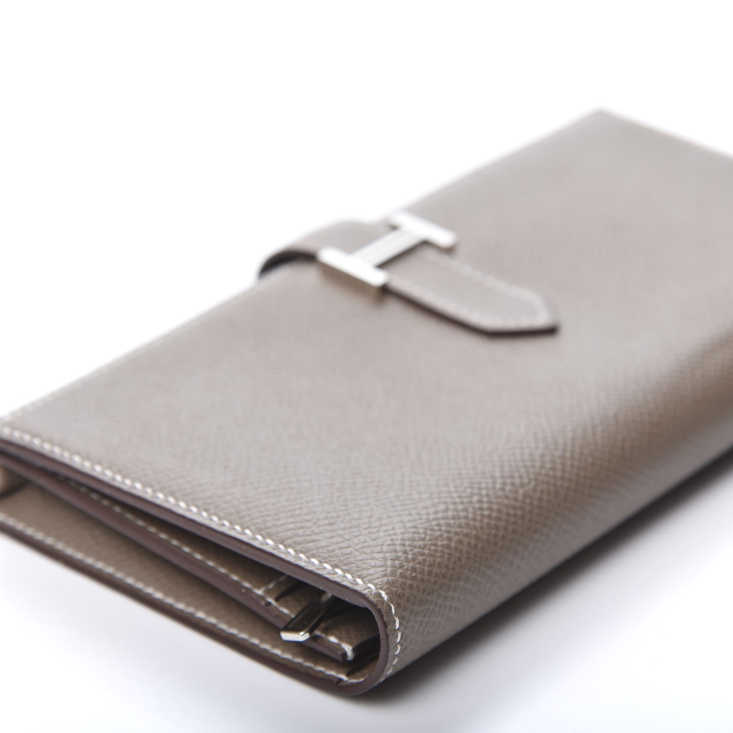 Hermes Epsom Bearn Gusset Wallet Etoupe 5 of 8