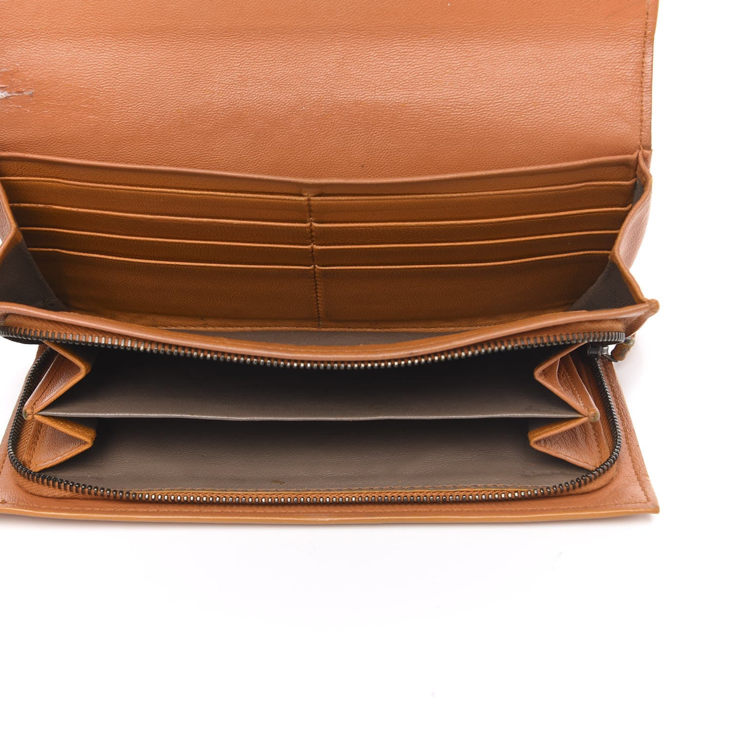 Bottega Veneta Nappa Intrecciato Continental Flap Wallet Topaz 5 of 16