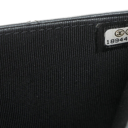 Chanel Lambskin Quilted Wallet On Chain WOC Black 8 of 9