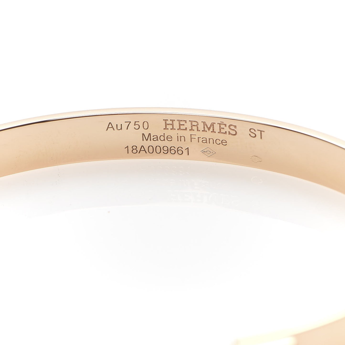 18K Rose Gold Black Spinel PM Collier de Chien Bracelet ST