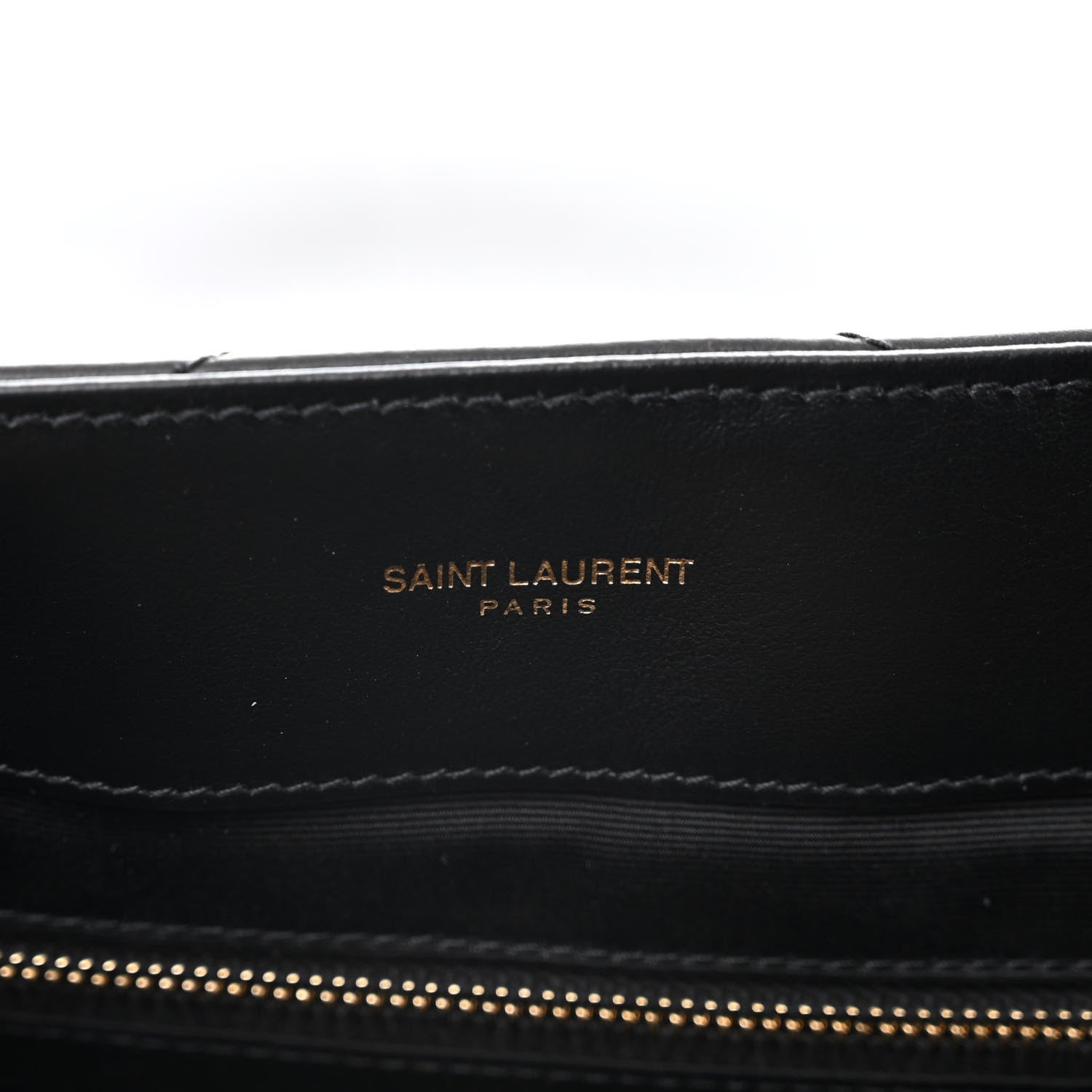 Saint Laurent Calfskin Y Quilted Monogram Large Loulou Chain Satchel Black 6 of 11