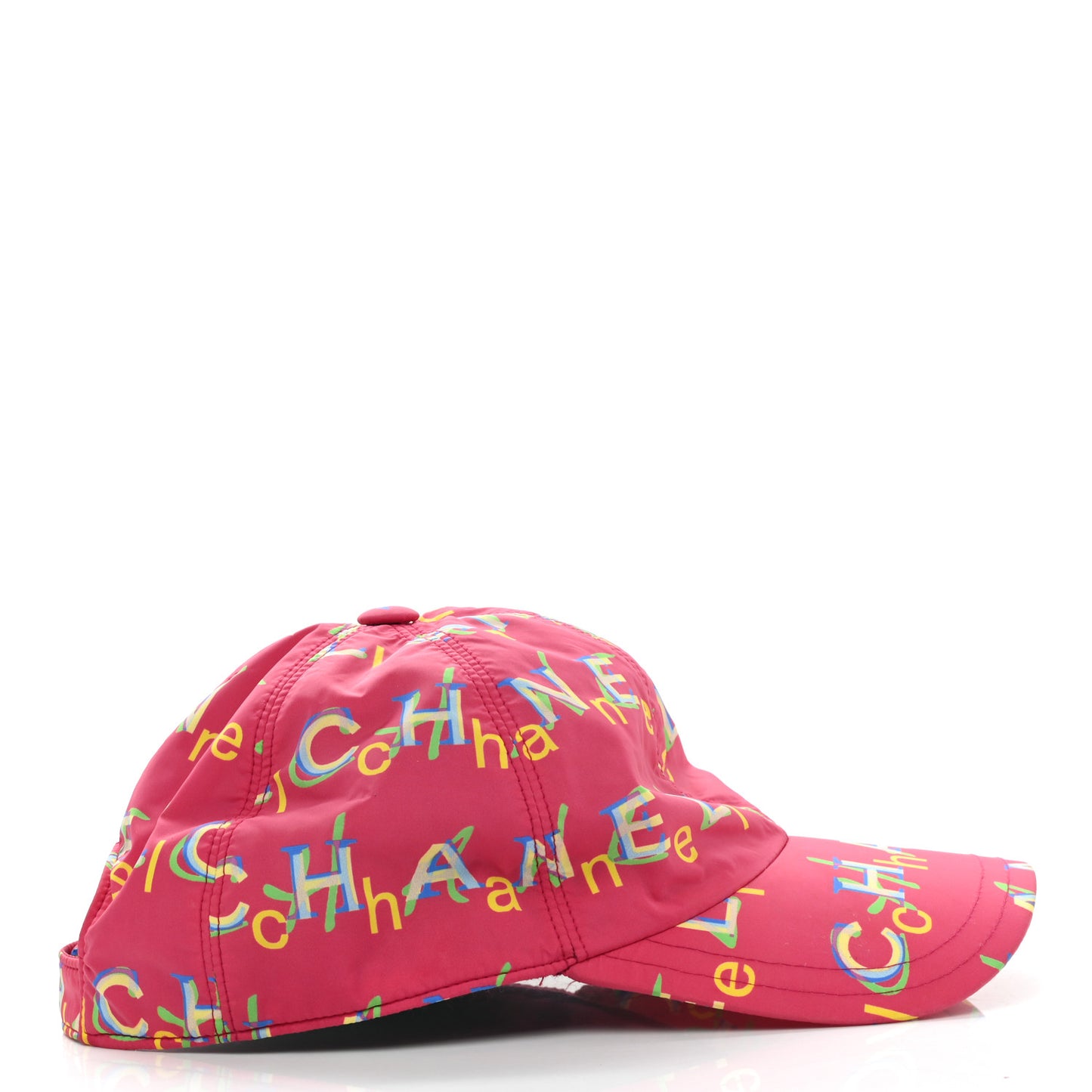 Nylon Logo Cap Hat Fuchsia