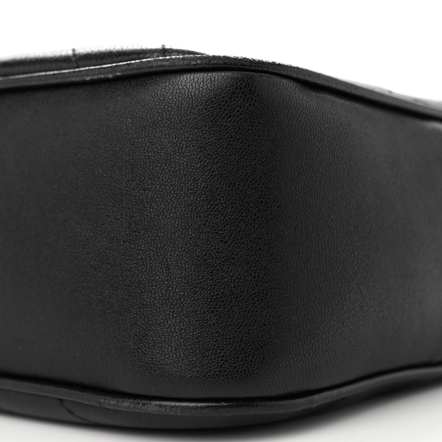 Gucci Sakai Be Green Calfskin Diagonal Stitched Small Blondie Shoulder Bag Black 10 of 13