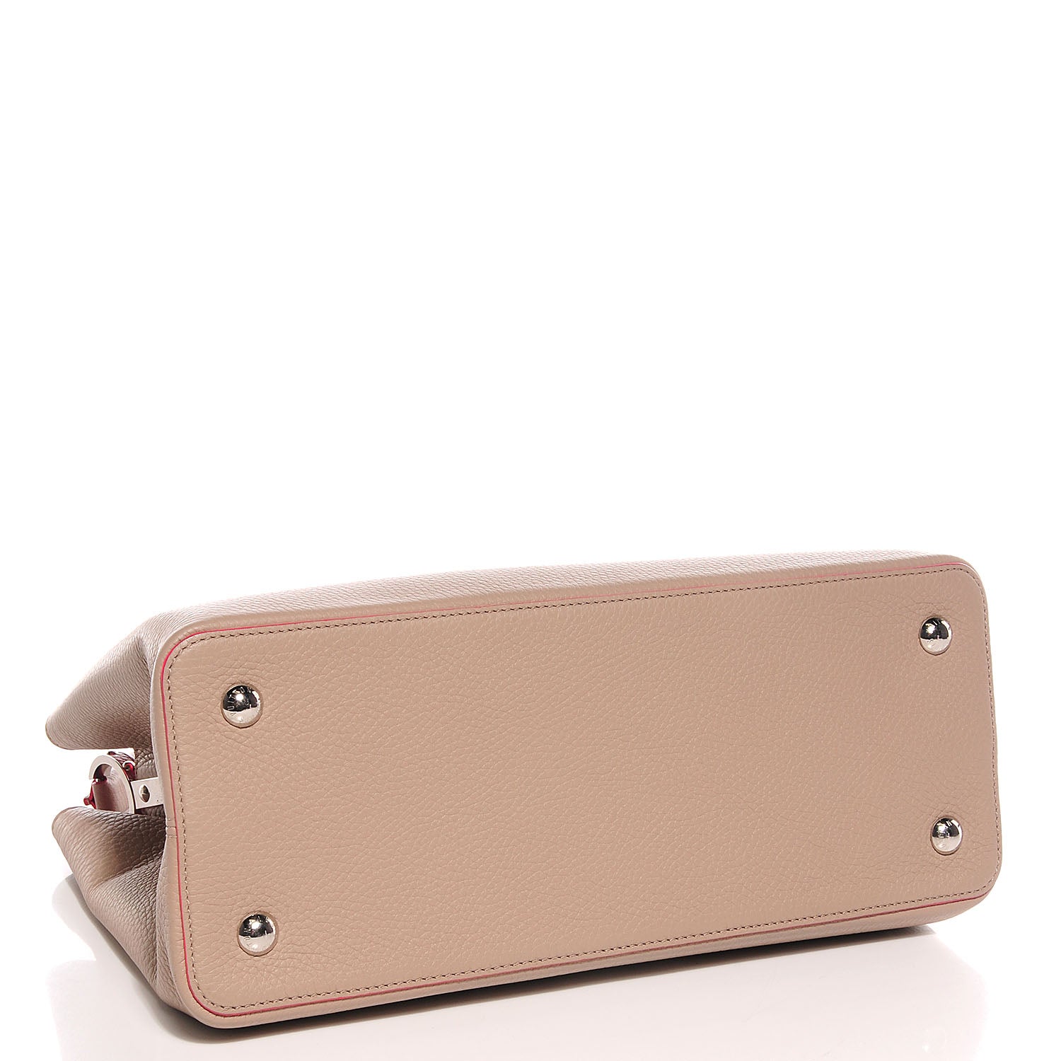 Louis Vuitton Taurillon Capucines MM Galet Litchi 4 of 8