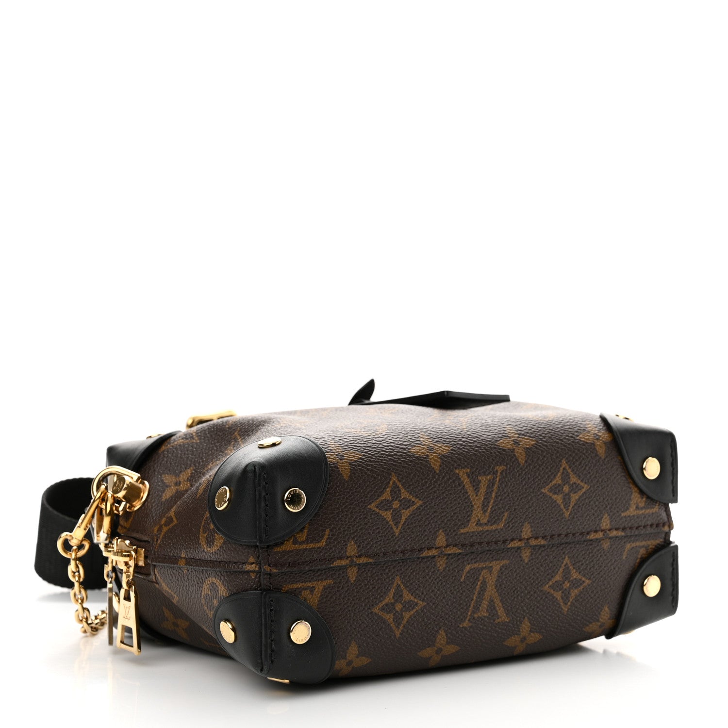 Louis Vuitton Monogram Petite Malle Souple Black 4 of 9