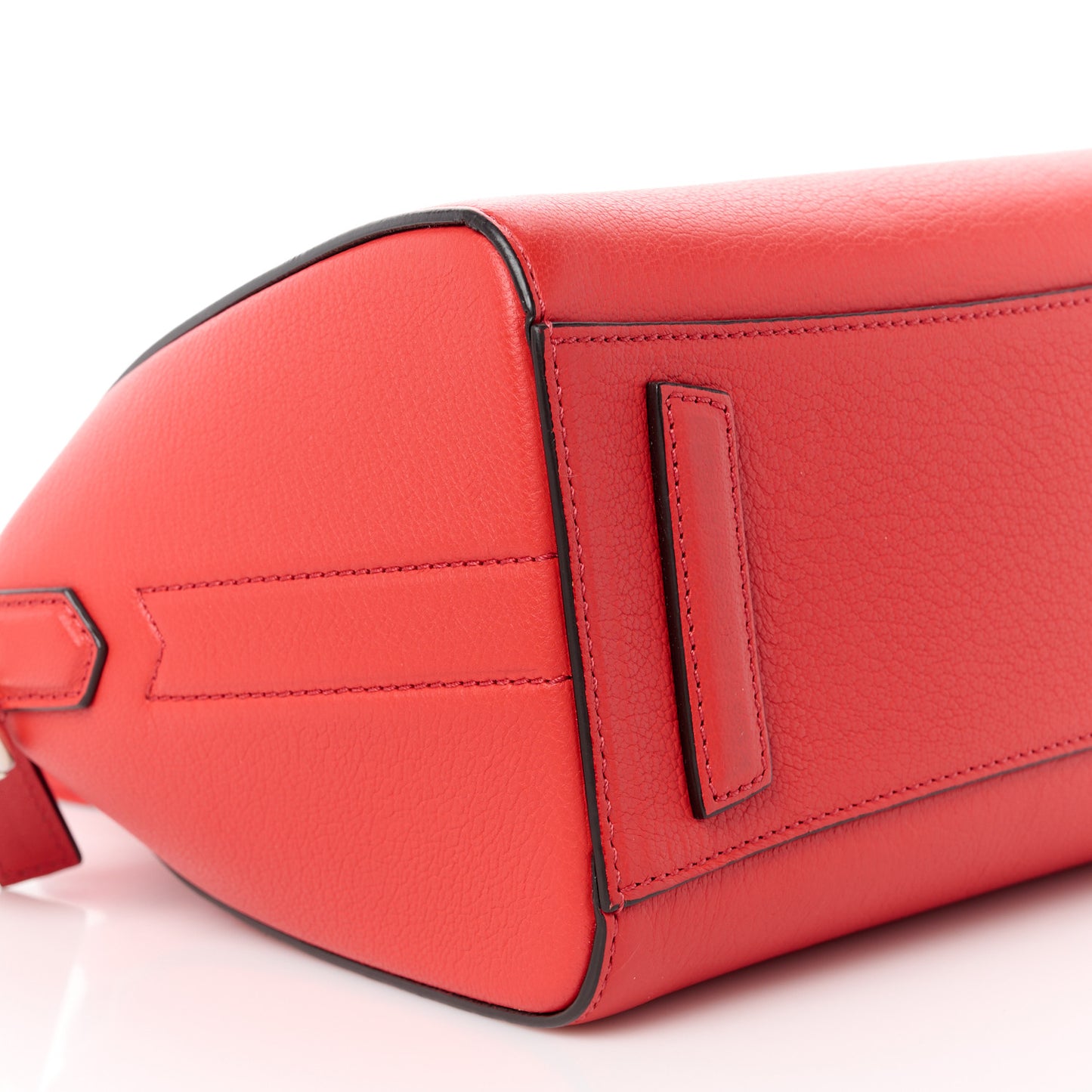 Sugar Goatskin Mini Antigona Rouge Clair