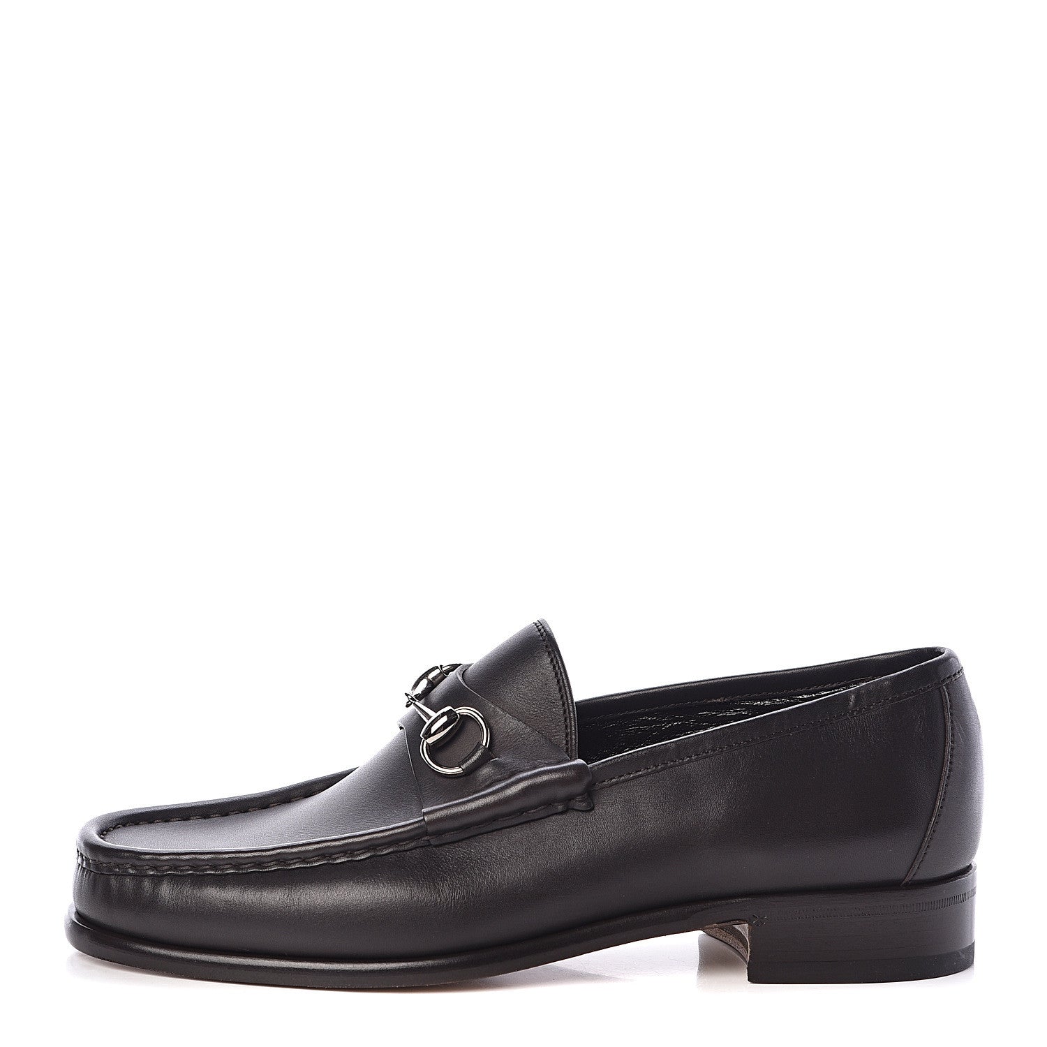 Gucci Calfskin Mens 1953 Horsebit Loafers 8.5 Marrone 1 of 8