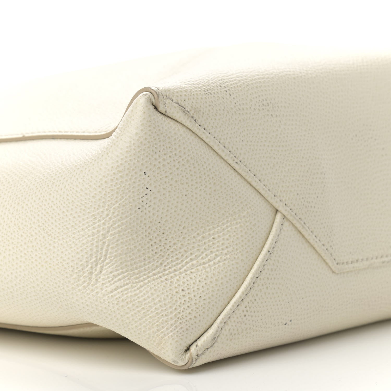 Celine Grained Calfskin Small Vertical Cabas Cream 11 of 19