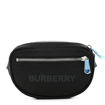 Burberry Econyl Logo Print Small Cannon Bum Bag Black 1 of 10