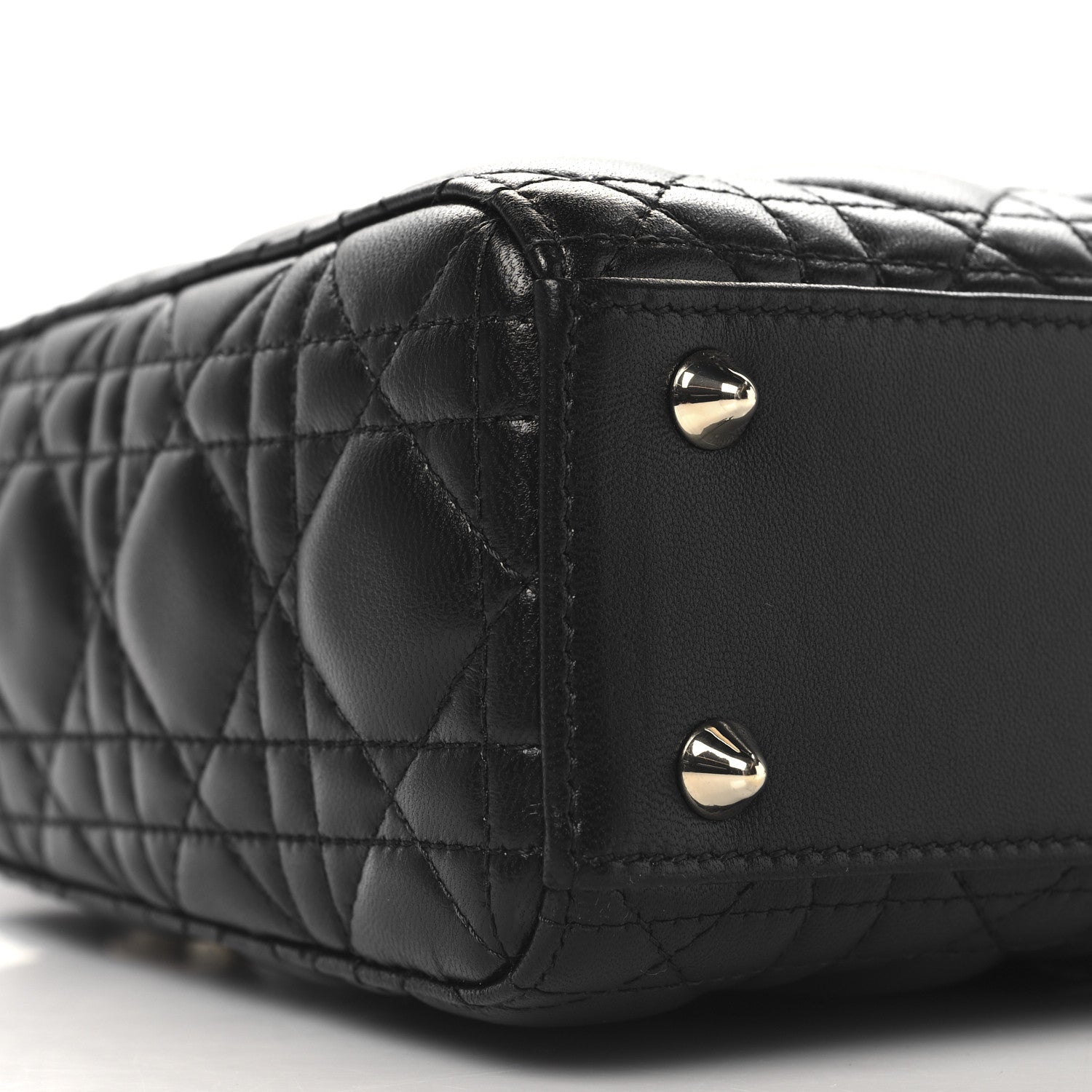 Christian Dior Lambskin Cannage Small My ABCDior Lady Dior Black 9 of 10