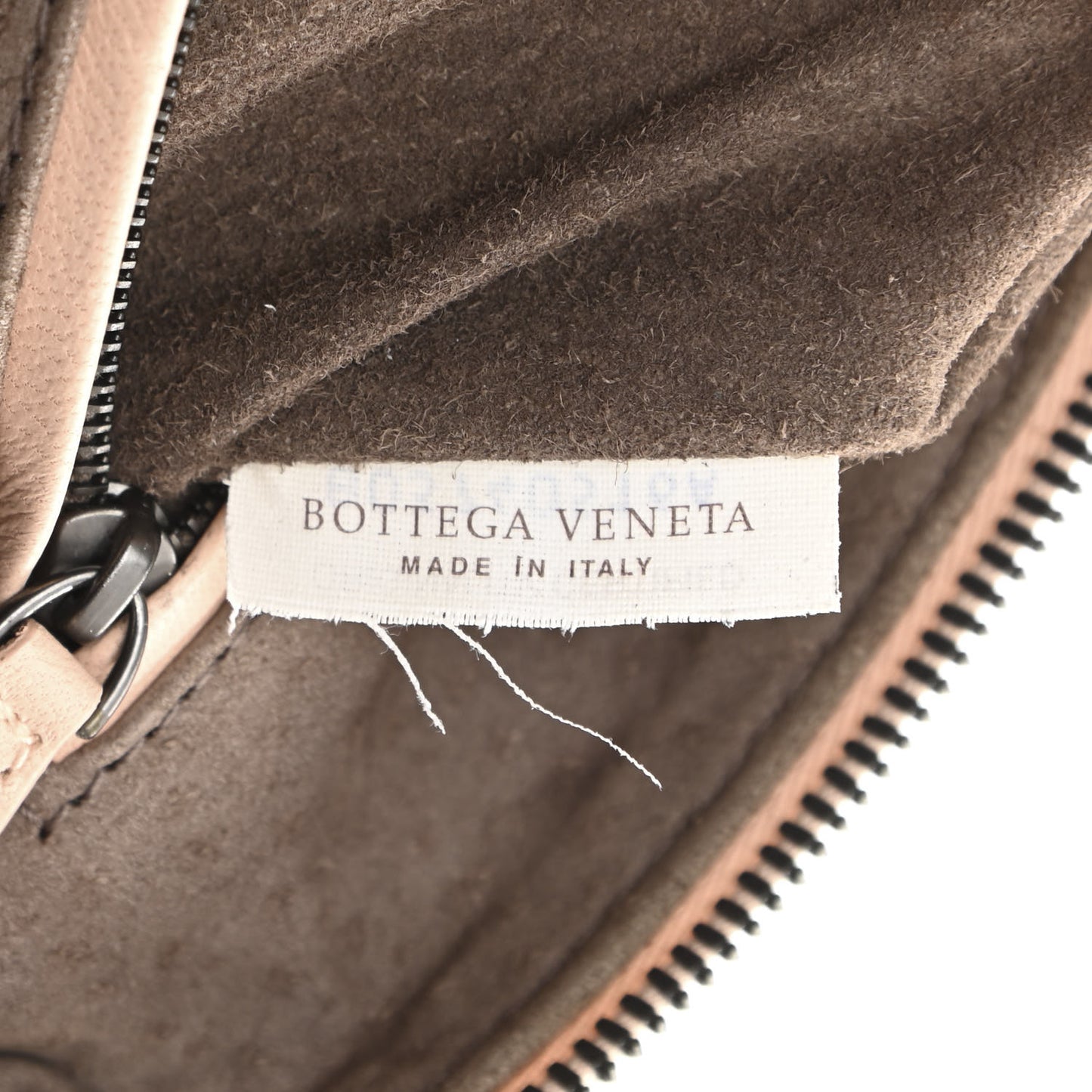 Nappa Intrecciato Nodini Crossbody Messenger Nude