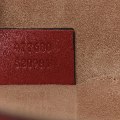 Gucci Calfskin Maxi Sylvie Clutch Red 9 of 12