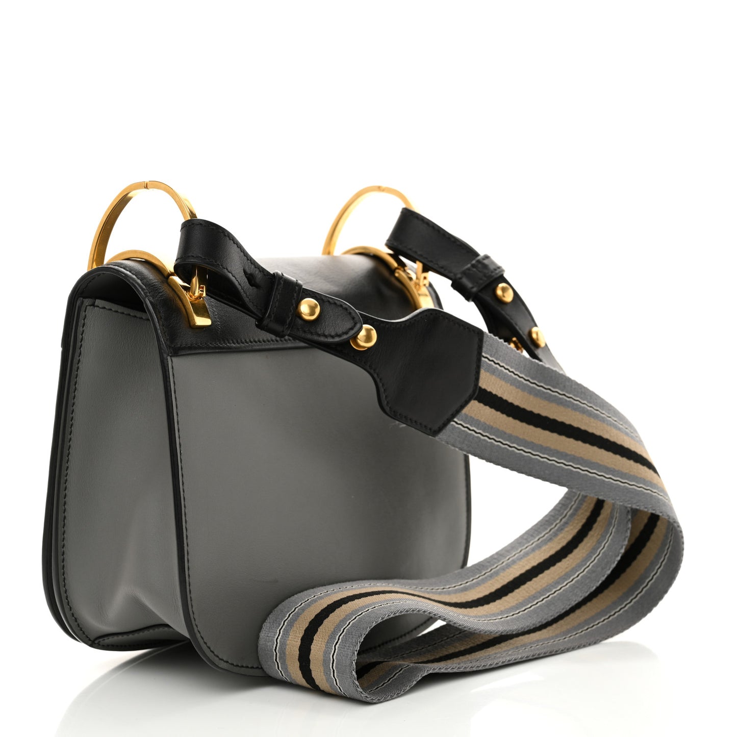 City Calf Pionniere Saddle Bag Marmo Black