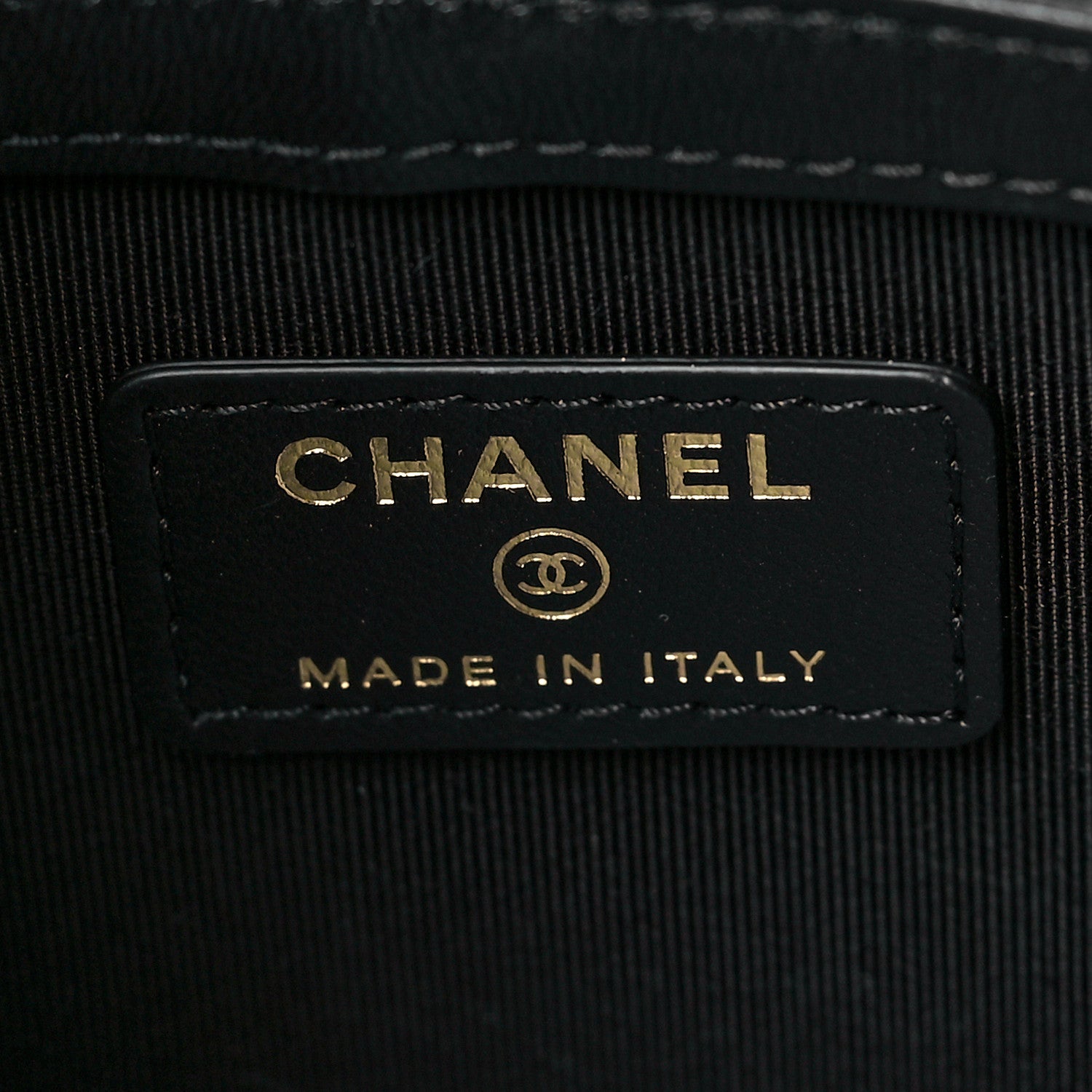 Chanel Lambskin Enamel Quilted Document Portfolio Holder Black 6 of 9