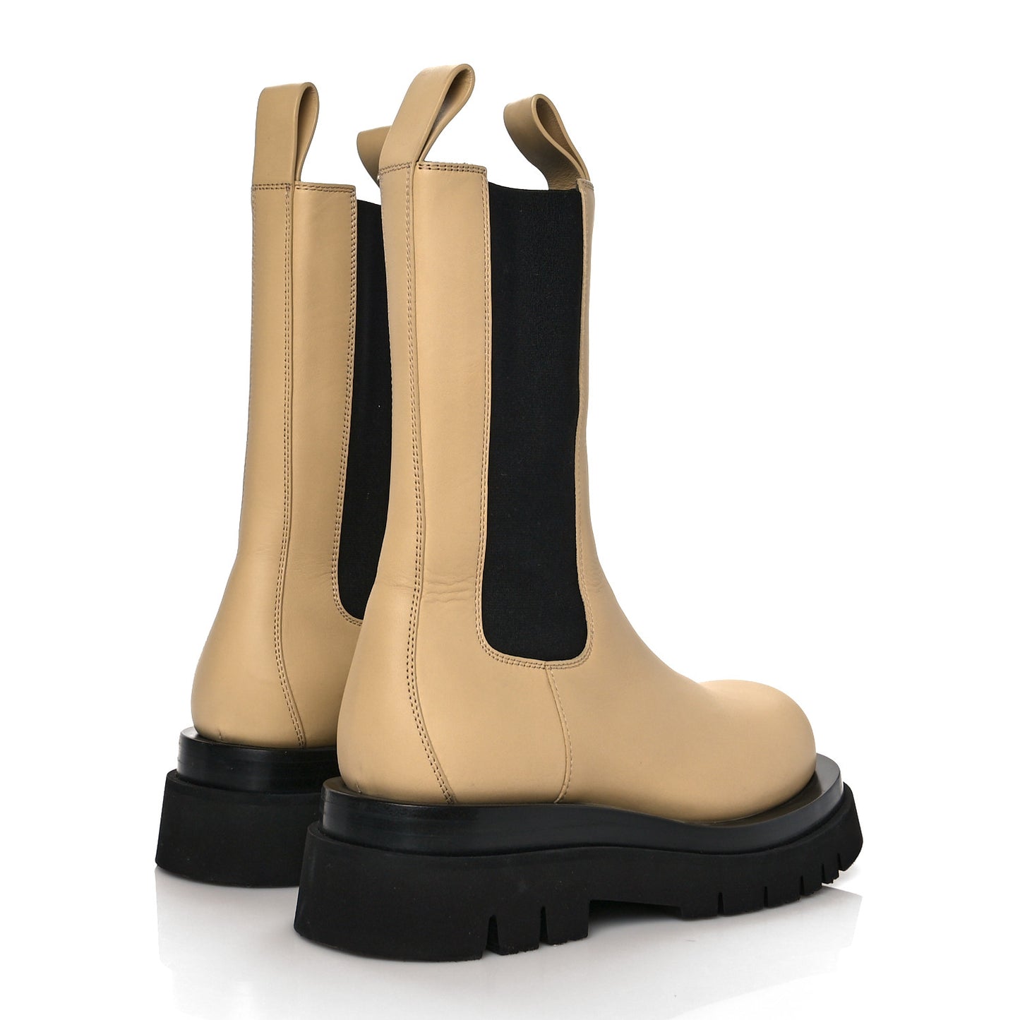 Calfskin The Lug Chelsea 55mm Boots 36.5 Cane Sugar