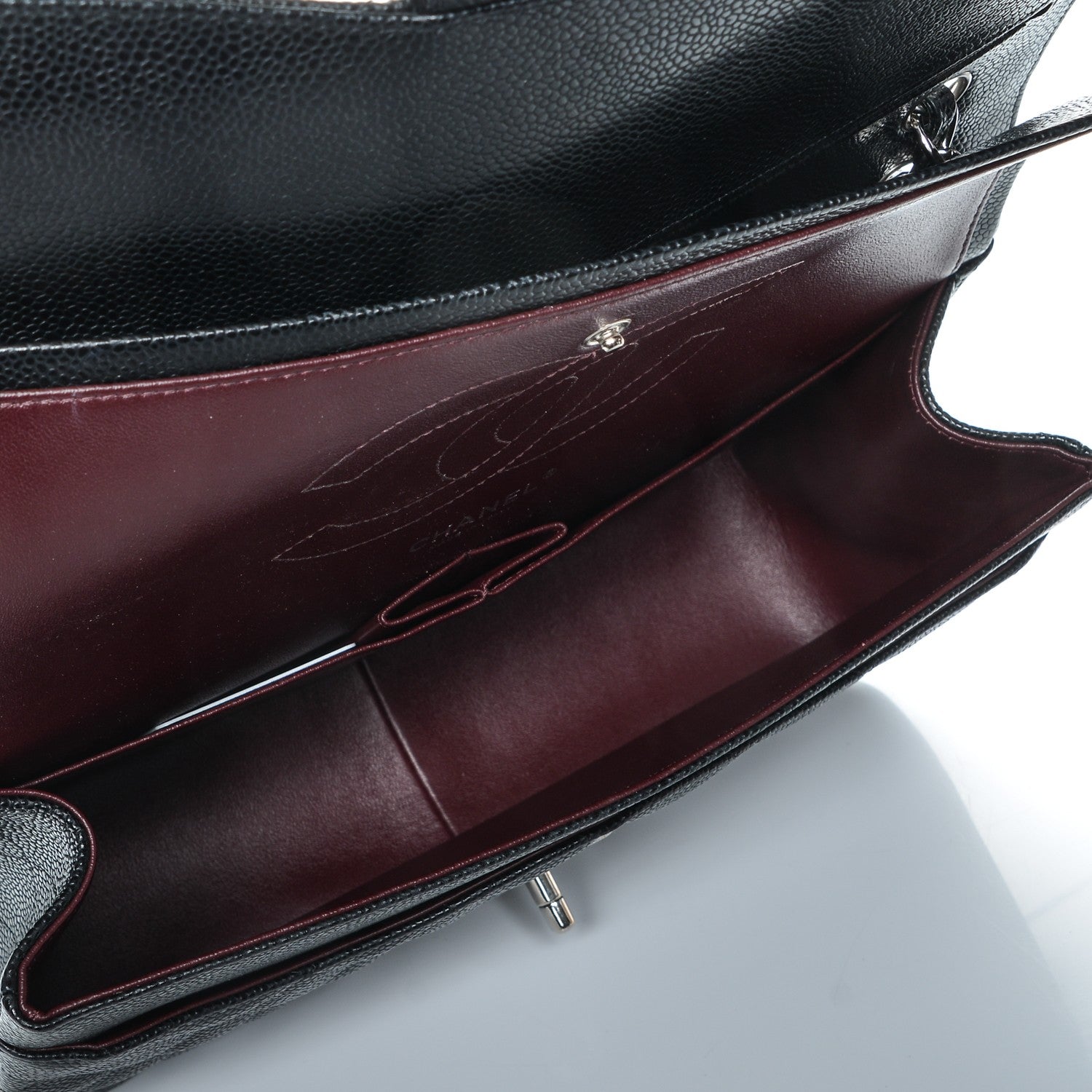 Chanel Caviar Quilted Jumbo Double Flap Black 5 of 7