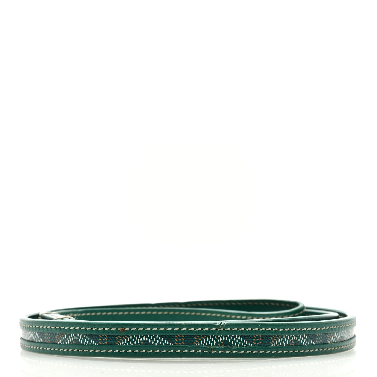 Goyardine Dog Leash Green