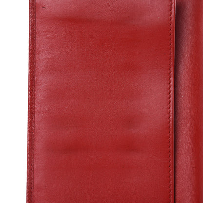 Gucci Calfskin Diamante Dice Continental Wallet Tabasco 14 of 17