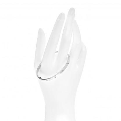 Cartier 18K White Gold Small LOVE Bracelet 17 2 of 5