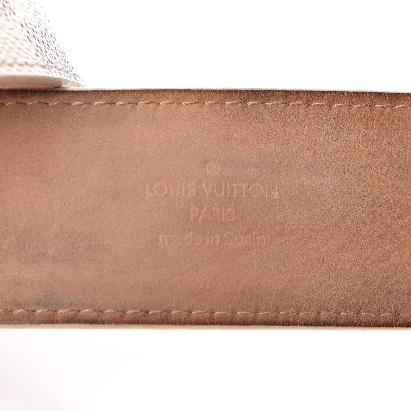 Damier Azur LV Initiales Belt 90 36