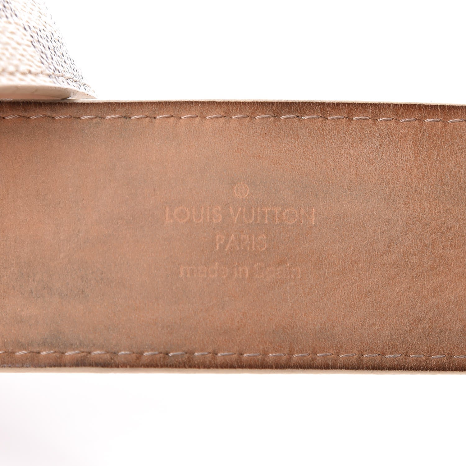 Louis Vuitton Damier Azur LV Initiales Belt 90 36 4 of 11