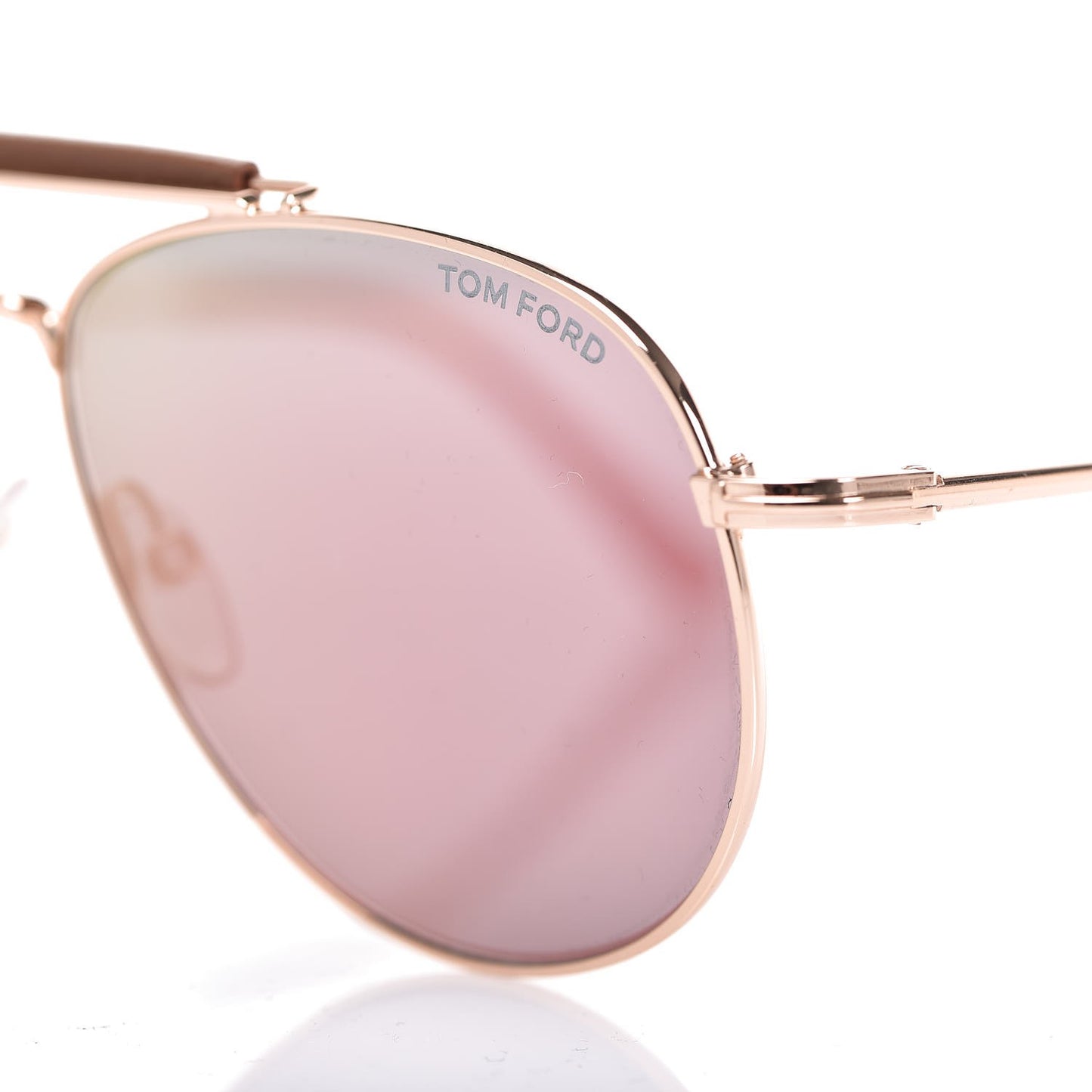Sean Aviator Sunglasses TF536 Rose Gold Havana