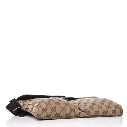 Gucci GG Monogram Double Pocket Belt Bag Dark Brown 4 of 13