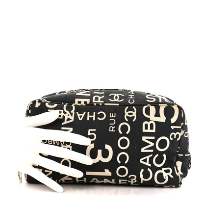 Chanel Canvas 31 Rue Cambon Cosmetic Pouch Black 2 of 10