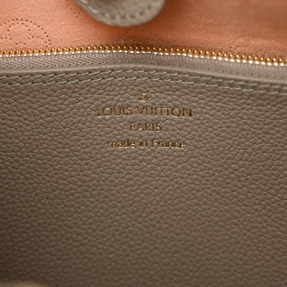 Louis Vuitton Reverse Mahina Carmel Hobo Gray 6 of 11