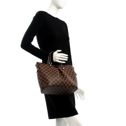 Louis Vuitton Damier Ebene Siena MM 2 of 9