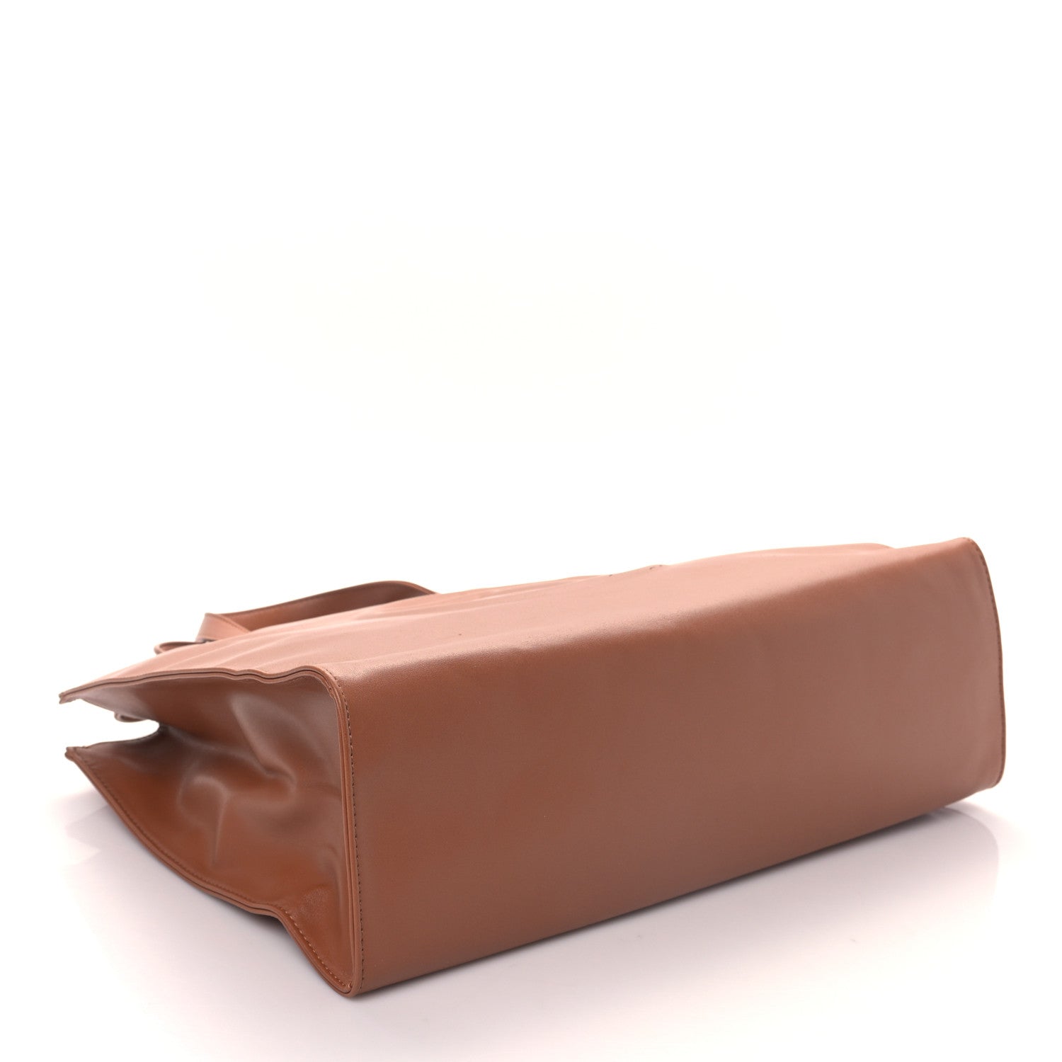 Telfar Vegan Leather Medium Shopping Bag Tan 4 of 9