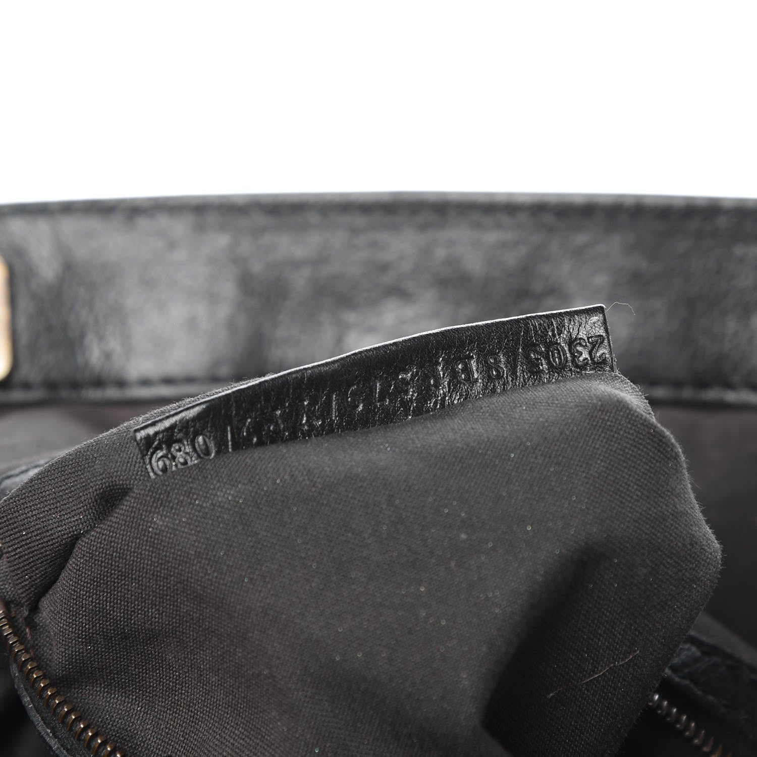 Fendi Vitello Palma Doctor B Hobo Bag Black 7 of 16