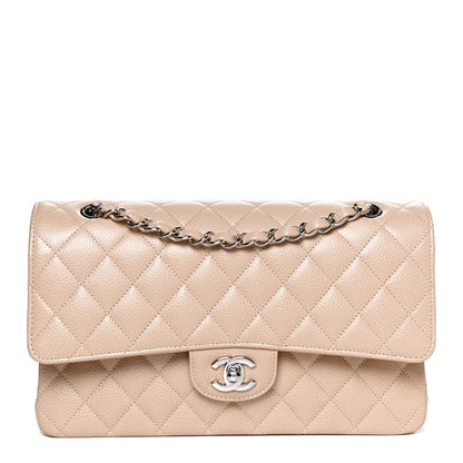 Chanel Caviar Quilted Medium Double Flap Beige 1 of 11