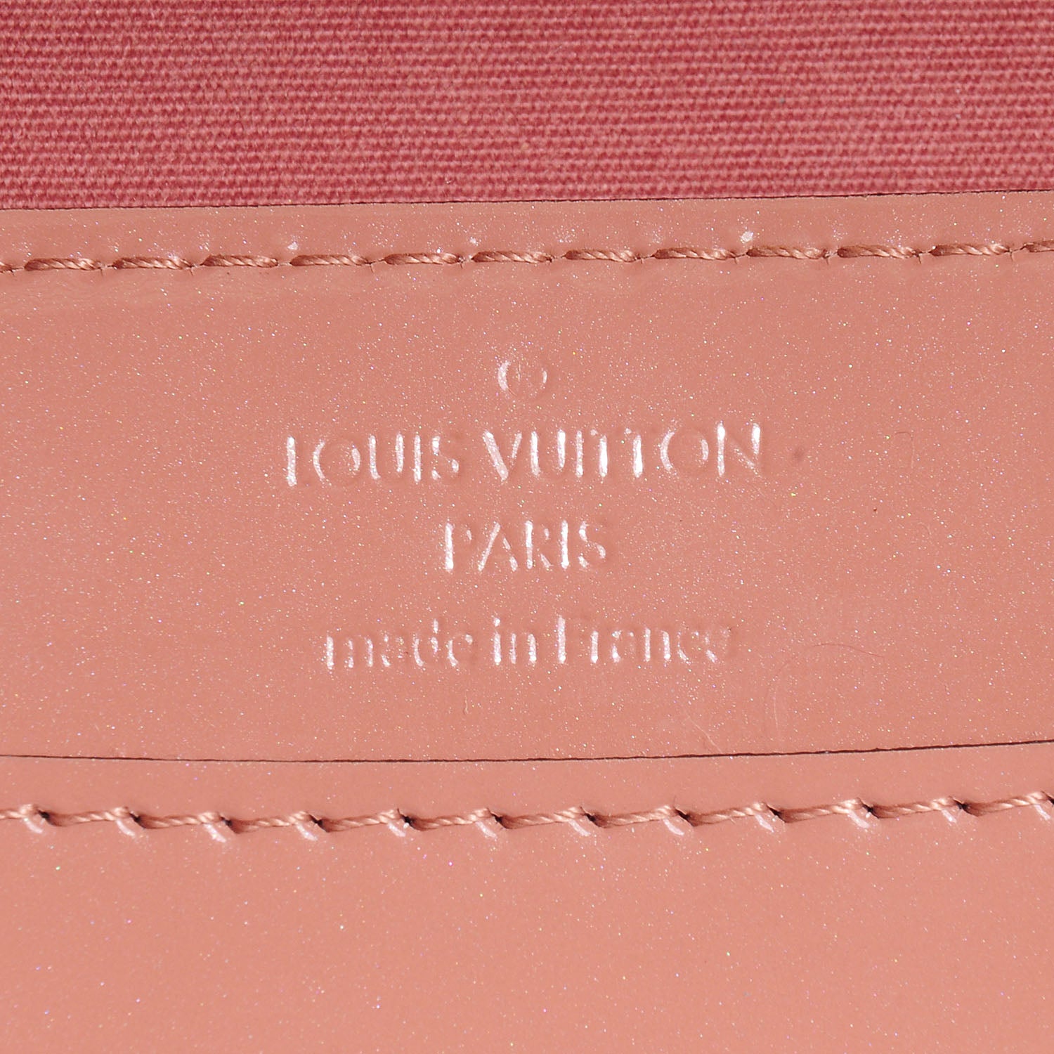 Louis Vuitton Vernis New Sobe Clutch Rose Velours 6 of 7