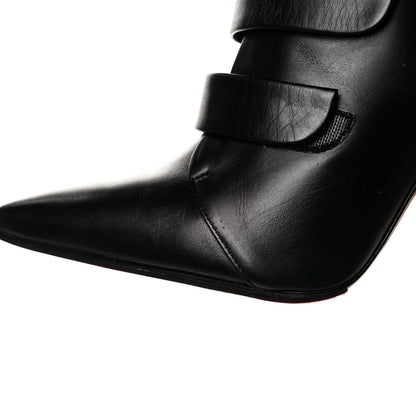Christian Louboutin Calfskin Triniboot 100 Booties 36.5 Black 27 of 33