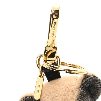 Burberry Cashmere House Check Thomas Bear Poncho Bag Charm Camel 3 of 3