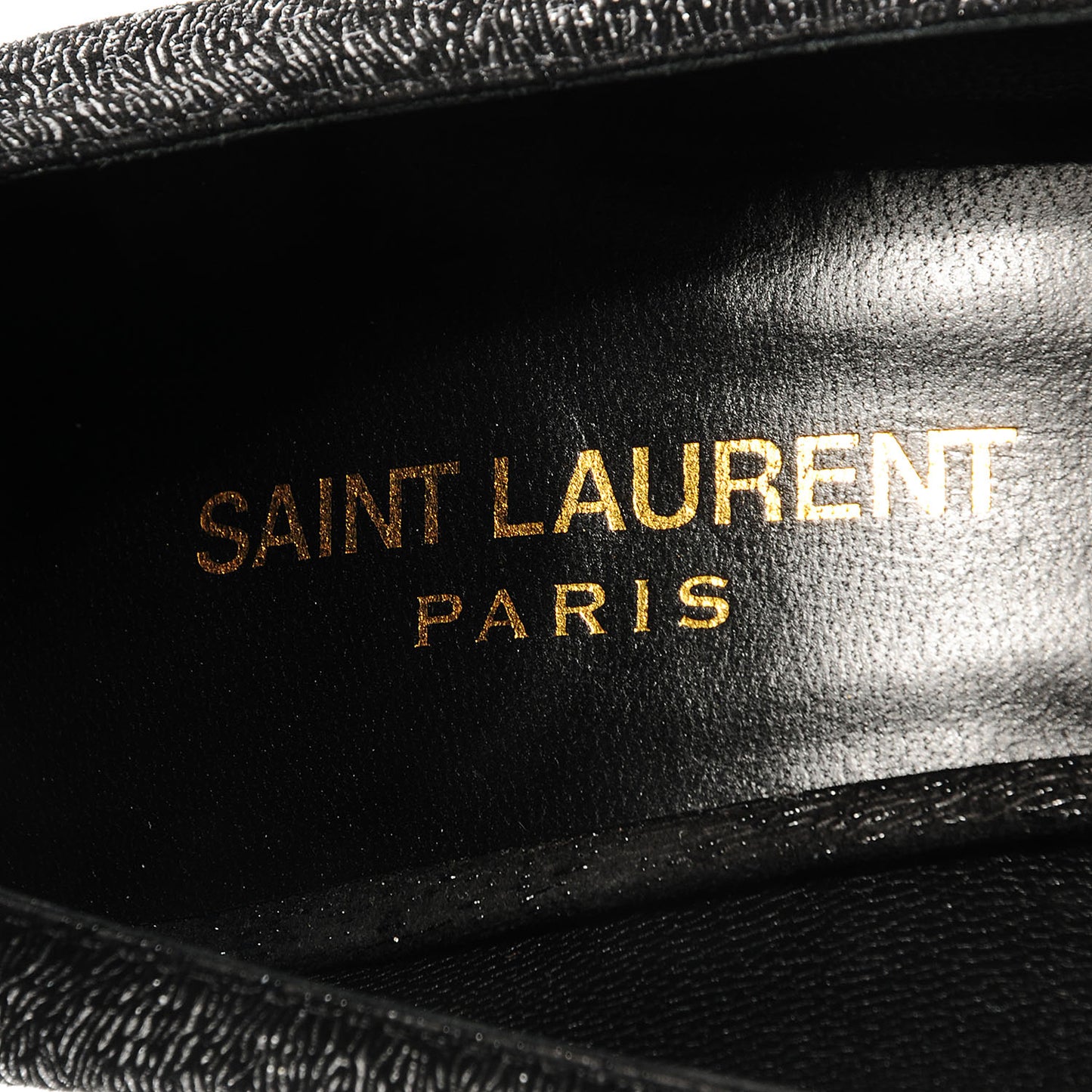 Glitter Goatskin Paris 105 Pump 38 Black Silver