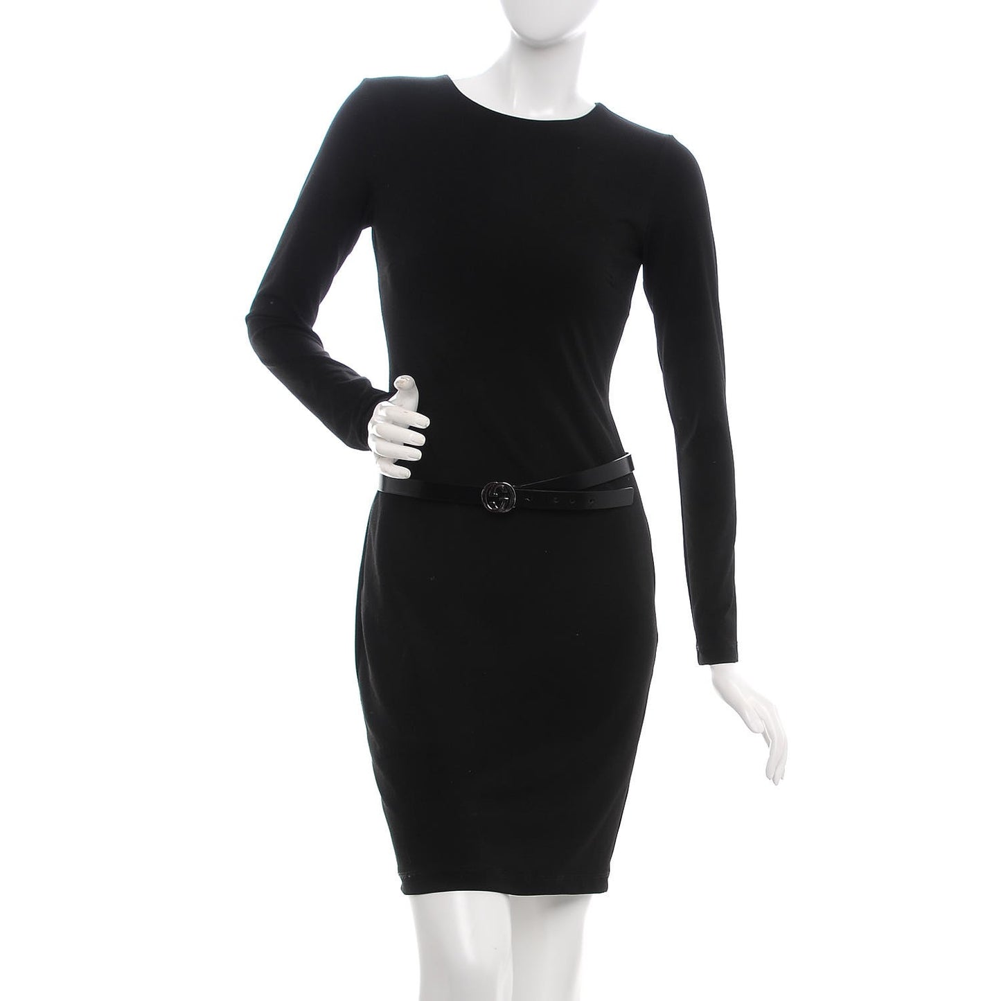 Calfskin Interlocking G Belt 80 32 Black