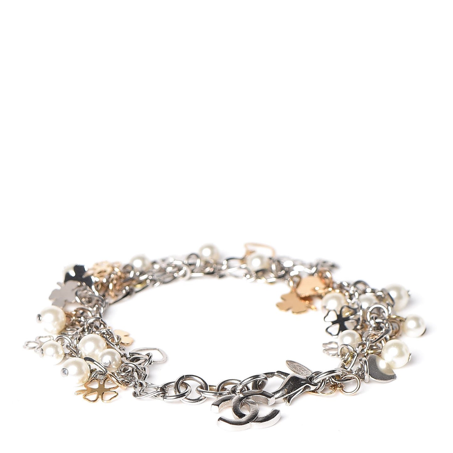 Lucky Charms CC Bracelet Silver