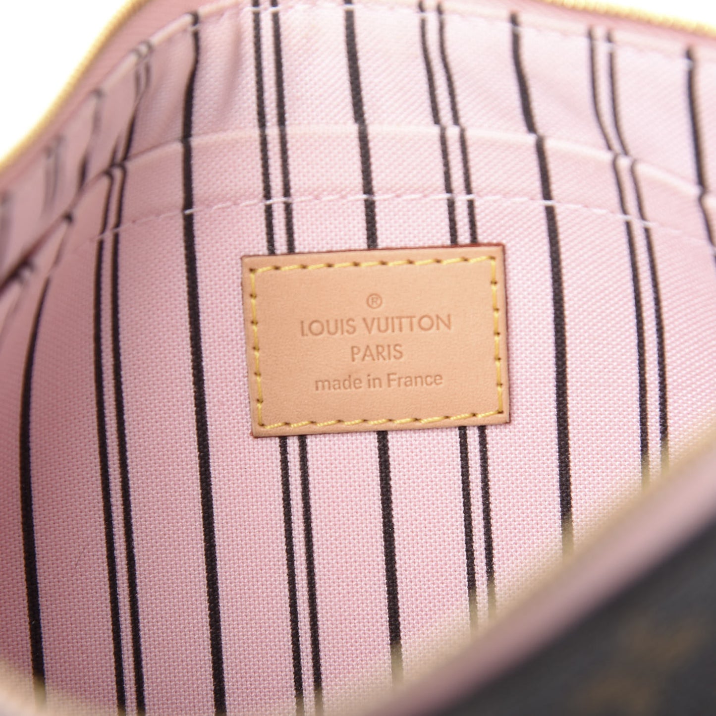 Monogram Neverfull MM GM Pochette Rose Ballerine