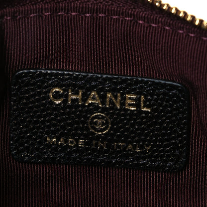 Chanel Caviar Quilted Small Cosmetic Case Black 10 of 16