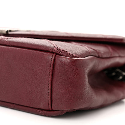 Saint Laurent Calfskin Matelasse Diamond Quilted Monogram Medium College Bag Bordeaux 10 of 10